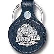 Air Force Falcons Small Leather & Pewter Key Ring - NCAA College Athletics Fan Shop Sports Team Merchandise