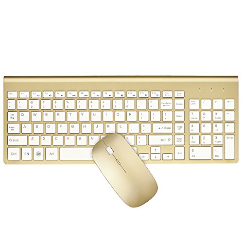 Top 5 Best wireless keyboard gold for sale 2016 BOOMSbeat