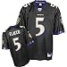 Joe Flacco Baltimore Ravens BLACK Equipment - Replica NFL YOUTH Jersey