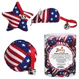 Zanies Patriotic Kitty Toy Canister of 27 Cat Toys