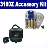 Epson PhotoPC 3100Z Digital Camera Accessory Kit includes: SB257 Charger, SDC-27 Case