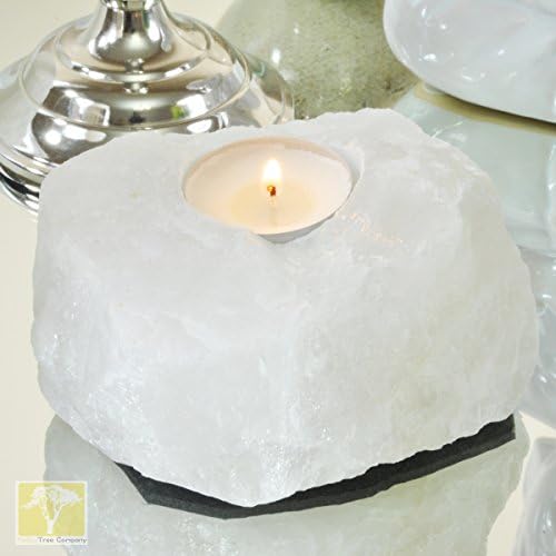Candle Holder Clear Quartz Authentic Yellow Tree Company Clear Quartz Candle Holders , Better Than Himalayan Salt Candle Holders High Quality Clear Quartz Gem.