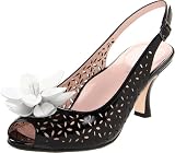 Taryn Rose Women's Caily Pump,Black,10.5 M US