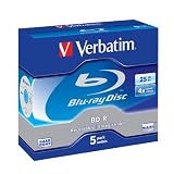 Produkt-Bild: Verbatim Blu-ray Disk BD-R 25 GB 4x VE=5 St&uuml;ck