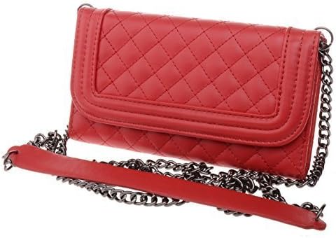 iPhone 6 Plus Case, Boilfish iPhone 6 Plus (5.5) Flip Case [Should Chain Series] [Wallet] - Leather Case for iPhone 6 Plus (5.5) - Mirror (PULPC-T-001)iPhone 6 Plus(5.5in) Red by Boilfish