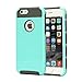 Onecase Shockproof Protective Case Hard Plastic+Soft Silicon Rubber Armor Defender Case Cover For Apple Iphone 6 4.7 Inch Screen With Stylus & Screen Protector (Light Blue/Grey)