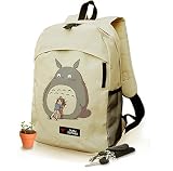 Japanese Anime My Neighbor Totoro Book Bag Canvas Computer Backpack for Teens (2)
