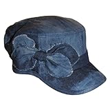 David & Young Girls Denim Bow Hat