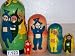 Search : Russian Nesting Nested Stacking Teletubbies Doll. 5 Pieces / 7 in Tall #7.123