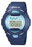 Casio Baby-G BG-1001-2CVER Digital Quartz Multifunction Sports Watch with Stopwatch, Timer, Time Zone Alarms and Blue Rubber Strap