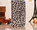 Yesoo Leather Wallet Case Cover with Aluminum Touch Pen and Silicone Key Chain for Samsung Galaxy S4 - Leopard Skin Pattern