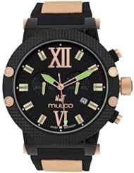 Mulco MW3-11010-025 Nuit Link Black Chronograph Watch