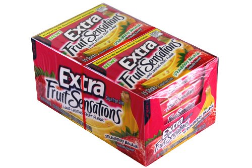 Extra Strawberry Banana Fruit Sensations 10 x 15 stick packs