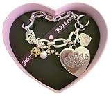 Juicy Couture Gold Heart Charm Bracelet