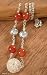 Carnelian necklace, 'Frozen Fire'