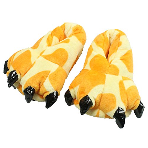MiziHome Unisex Soft Paw Claw Home Slippers Animal Costume Shoes