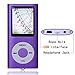 Tomameri Purple Color Portable MP4 Player MP3 Player Video Player with Photo Viewer , E-Book Reader , Voice Recorder + 16 GB Micro SD Card
