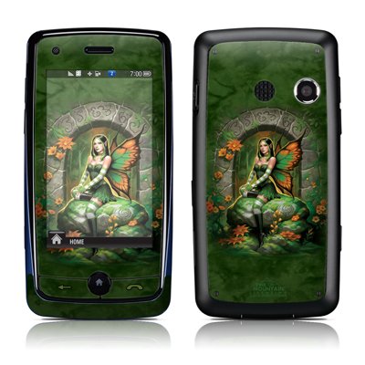 Jade Fairy Design Protective Skin Decal Sticker Cover for LG Rumor Touch LN510 Cell Phone