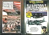 Why We Fight World War II - Prelude To War - The Nazis Strike & WW II In Color - Thunderbolt - 2 War Documentary DVDs In Set