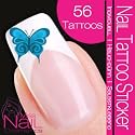 Nail Tattoo Sticker Butterfly - turquoise
