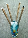 STAINLESS STEEL STRAWS NEW Giant Fat Wide 10XXL x 3/8R - SET OF 4 - STRAIGHT DRINKING COCKTAIL BEVERAGE THICK METAL. Smooth no Groove...germ fighting style. WORLD'S BEST, HEAVY & THICK**