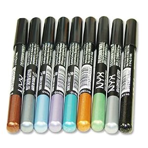 Slim Pencil Eye Liner 9pc Glitter Eye Liner Pencils