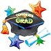 Congrats Grad Cluster Graduation Foil Balloon