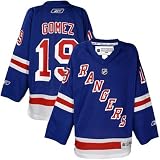 Reebok New York Rangers #19 Scott Gomez Royal Blue Youth Replica Jersey