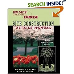 Time-Saver Standards Site Construction Details Manual