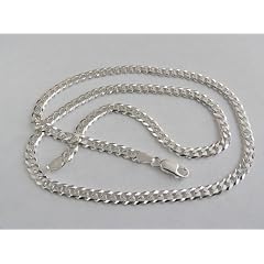Panzerkette 925 Silber - 5mm - L�nge 40cm