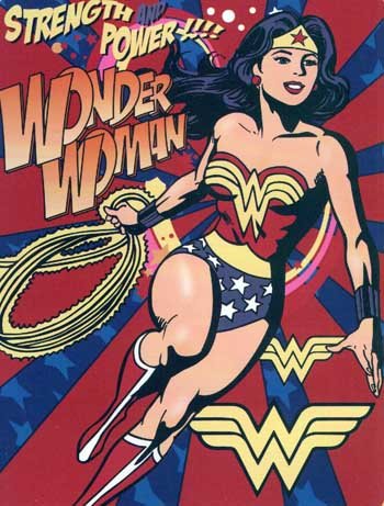  DC Comic Book Wonder Woman Fleece Throw Blanket