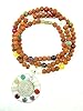 Meditation Mala- Rudraksha Navgraha Beads Japa Mala with Navratna Pendant, Blessed & Energized Necklace