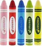 Fosmon Youth Series Kids Stylus Pen for Apple iPad Air / iPad Mini, Samsung Galaxy Tab, Dragon Touch 7", Smartab, ProntoTec 7, Contixo 7", Neutab N7 Pro, LillyPad Jr, VTech Innotab, ValuePad, Orbo Jr, Nabi 2, Kidz Delight, iRulu Y1 & others Android Kids Tablet / Smartphones - Green , Blue , Purple , Red , Yellow (5 pack)