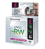 Fujifilm 8cm DVD-RW Double Sided Jewel Case Triple Pack (2.8GB)