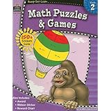 Ready-Set-Learn: Math Puzzles and Games Grd 2