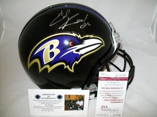 Ed Reed Signed Helmet - Full Size - Autographed NFL Helmets