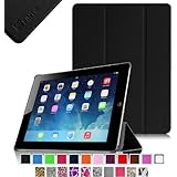 Fintie SmartShell Case for Apple iPad 4th Generation with Retina Display, iPad 3 & iPad 2 Ultra Slim Lightweight Stand (with Smart Cover Auto Wake / Sleep) - Black