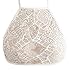 Women's Lace Floral Bralette Bra Bustier Crop Top Cami Unpadded Tank (US XS, White)