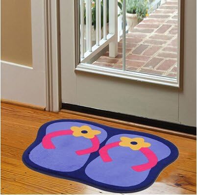 Multicolor Non-slip Ground Mat Cartoon Carpet Door Mat Floor Mat (purple)