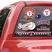 Texas Rangers 11'' x 17'' Window Clings Sheet
