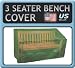 3 Seater Bench Cover - Fits Bench Seats up to 64