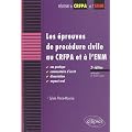 Epreuves de proc�dure civile au CRFPA & � l'ENM cas pratique commentaire d'arr�t dissertation
