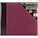 Pioneer 12 Inch by 12 Inch 3-Ring Faux Suede Cover Scrapbook Binder, Burgundy