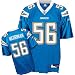 Reebok San Diego Chargers Shawne Merriman Replica Alternate Jersey