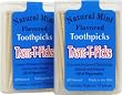 Taste-T-Picks Natural Mint Flavored Toothpicks Twin Pack