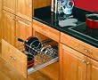 Rev-A-Shelf 5389-21CR Pull-Out Cookware Organizer - Wire-Chrome/Crominox
