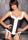 Soft Touch Vinyl Victoria Corset