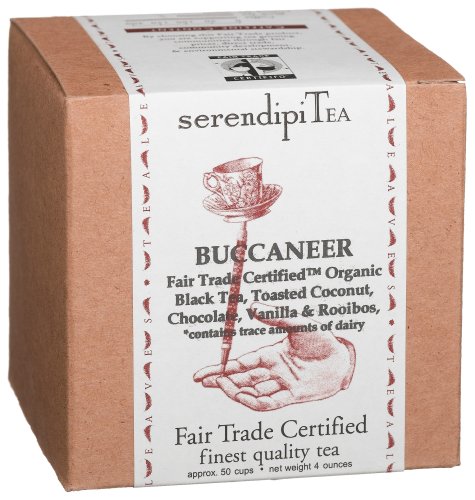 SerendipiTea Buccaneer, Organic Black Tea, Toasted Coconut, Chocolate, Vanilla &... by Coconut Tea