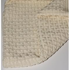 Sonnenstrick 610563326884 Babydecke / Kuscheldecke / Strickdecke aus 100 % Bio Baumwolle kba, 100 x 90 cm