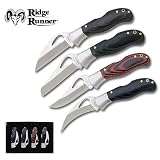 Ridge Runner Folding Knife Set Pocket Custom 4 Piece